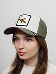 Бейсболка GOORIN BROTHERS арт. 101-1432 (оливковый / белый)